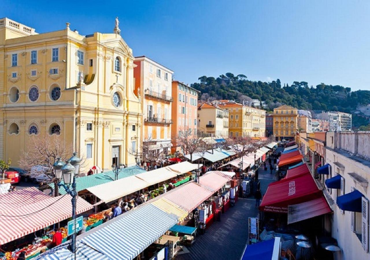 La Croix - F3, Terrasse Vue Panoramique, Vieux-Nice Old Town And Terrace Exterior foto